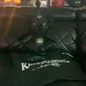 Killstar Kreeptures Dark Lord plush in Faux Leather!